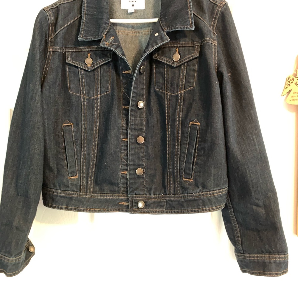 Velvet Heart Dark Wash Jean Jacket
